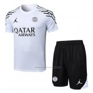 Chandal del Paris Saint-Germain Jordan Manga Corta 2025-2026 Blanco - Pantalon Corto