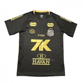 Tailandia Camiseta Santos Special 2025 Negro Oro