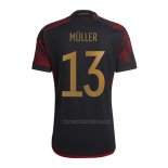 2ª Camiseta Alemania Jugador Muller 2022