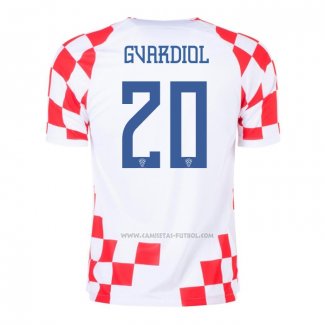 1ª Camiseta Croacia Jugador Gvardiol 2022