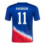 2ª Camiseta Estados Unidos Jugador AAronson 2024