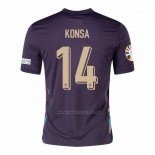 2ª Camiseta Inglaterra Jugador Konsa 2024