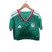 1ª Camiseta Mexico Mujer Corta 2026