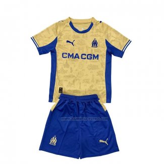4ª Camiseta Olympique Marsella Nino 2025-2026