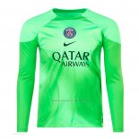 Camiseta Paris Saint-Germain Portero Manga Larga 2022-2023 Verde