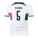 2ª Camiseta Portugal Jugador N.Mendes 2022