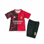 Camiseta Real Madrid Dragon Nino 2025-2026 Rojo