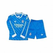 3ª Camiseta Real Madrid Manga Larga Nino 2025-2026