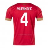 1ª Camiseta Serbia Jugador Milenkovic 2022