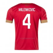 1ª Camiseta Serbia Jugador Milenkovic 2022