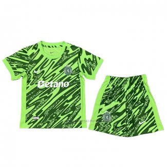 1ª Camiseta Sporting Portero Nino 2025-2026