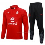 Chandal de Sudadera del AC Milan 2023-2024 Rojo