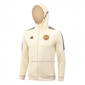 Chaqueta con Capucha del Manchester United 2023-2024 Amarillo