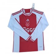 1ª Camiseta Ajax Manga Larga 2023-2024