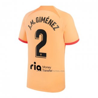 3ª Camiseta Atletico Madrid Jugador J.M.Gimenez 2022-2023