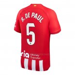 1ª Camiseta Atletico Madrid Jugador R.De Paul 2023-2024