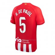 1ª Camiseta Atletico Madrid Jugador R.De Paul 2023-2024