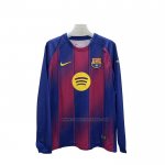 1ª Camiseta Barcelona Manga Larga 2025-2026