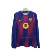 1ª Camiseta Barcelona Manga Larga 2025-2026