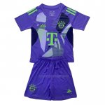 2ª Camiseta Bayern Munich Portero Nino 2024-2025