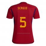 1ª Camiseta Espana Jugador Sergio 2022