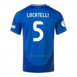 1ª Camiseta Italia Jugador Locatelli 2024-2025