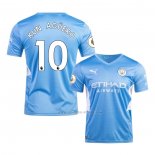 1ª Camiseta Manchester City Jugador Kun Aguero 2021-2022