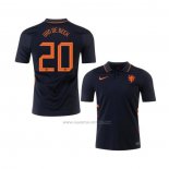 2ª Camiseta Paises Bajos Jugador Van De Beek 2020-2021