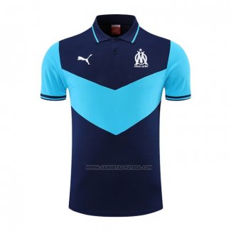 Camiseta Polo del Olympique Marsella 2022-2023 Azul Marino