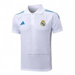 Camiseta Polo del Real Madrid 2025-2026 Blanco Azul