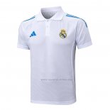 Camiseta Polo del Real Madrid 2025-2026 Blanco Azul