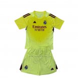 Camiseta Real Madrid Portero Nino 2025-2026 Amarillo