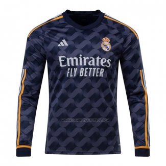 2ª Camiseta Real Madrid Manga Larga 2023-2024