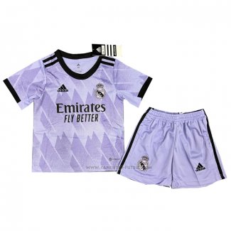 2ª Camiseta Real Madrid Nino 2022-2023