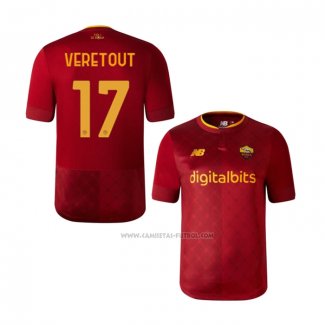 1ª Camiseta Roma Jugador Veretout 2022-2023