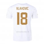 2ª Camiseta Serbia Jugador Vlahovic 2022