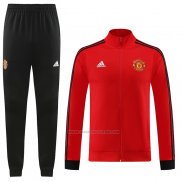 Chandal de Chaqueta del Manchester United 2023-2024 Rojo