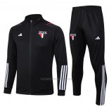 Chandal de Chaqueta del Sao Paulo 2023-2024 Negro