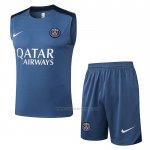 Chandal del Paris Saint-Germain Sin Mangas 2025-2026 Gris
