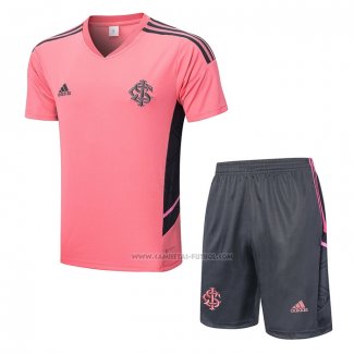 Chandal del SC Internacional Manga Corta 2022-2023 Rosa - Pantalon Corto