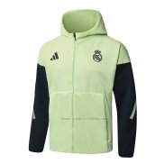 Chaqueta con Capucha del Real Madrid 2025-2026 Verde