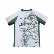 Tailandia Camiseta Sporting Special 2025-2026 Blanco Verde