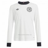 Camiseta Alemania 125 Aniversario Manga Larga 2025 Blanco