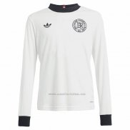 Camiseta Alemania 125 Aniversario Manga Larga 2025 Blanco