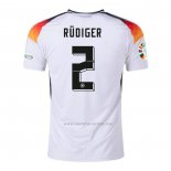 1ª Camiseta Alemania Jugador Rudiger 2024