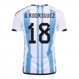 1ª Camiseta Argentina Jugador G.Rodriguez 2022