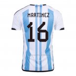 1ª Camiseta Argentina Jugador Martinez 2022