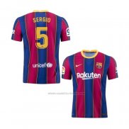1ª Camiseta Barcelona Jugador Sergio 2020-2021