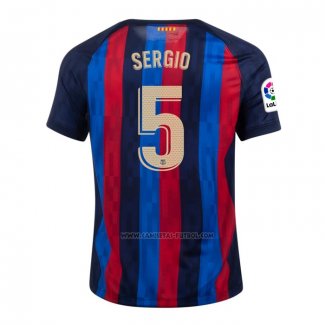 1ª Camiseta Barcelona Jugador Sergio 2022-2023