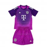 Camiseta Bayern Munich Portero Nino 2025-2026 Purpura